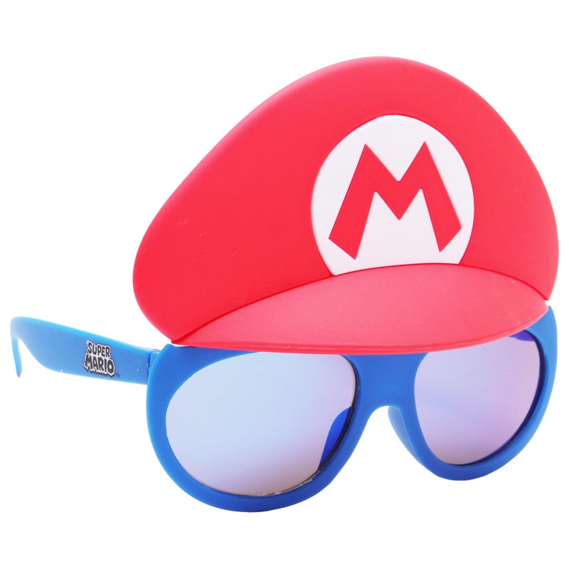 Sun-Staches Super Mario Child Sunglasses | Officially Licensed Nintendo Costume Accessory | UV 400 | One Size Fits Most - Image 1